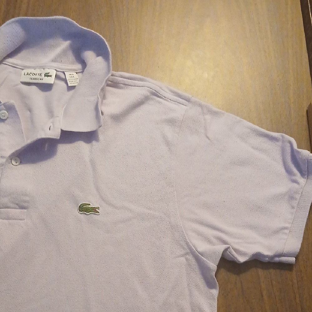 Lacoste Light Purple Polo Shirt